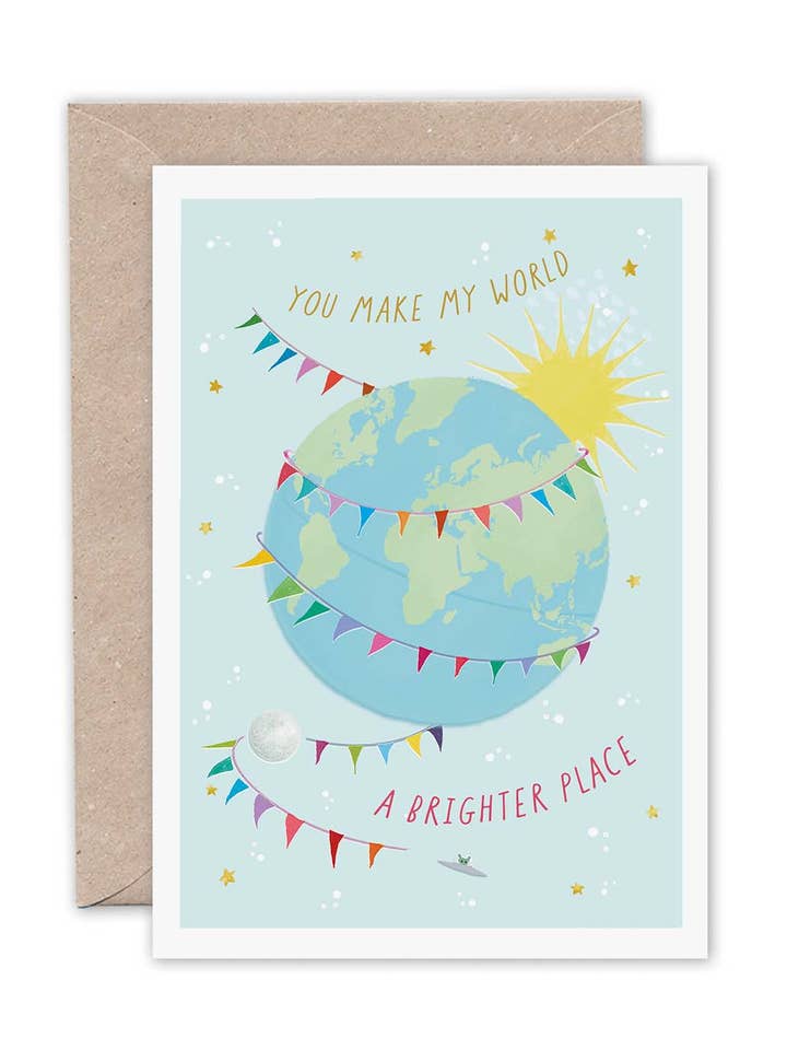 Just to say - Brighter Place Love Card for wholesale by Emma Bryan Design