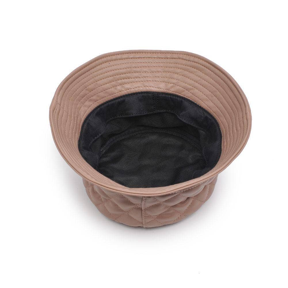 Urban Expressions - Wholesale Bucket Hat - Women's - Quilted Vegan Leather Bucket Hat4
