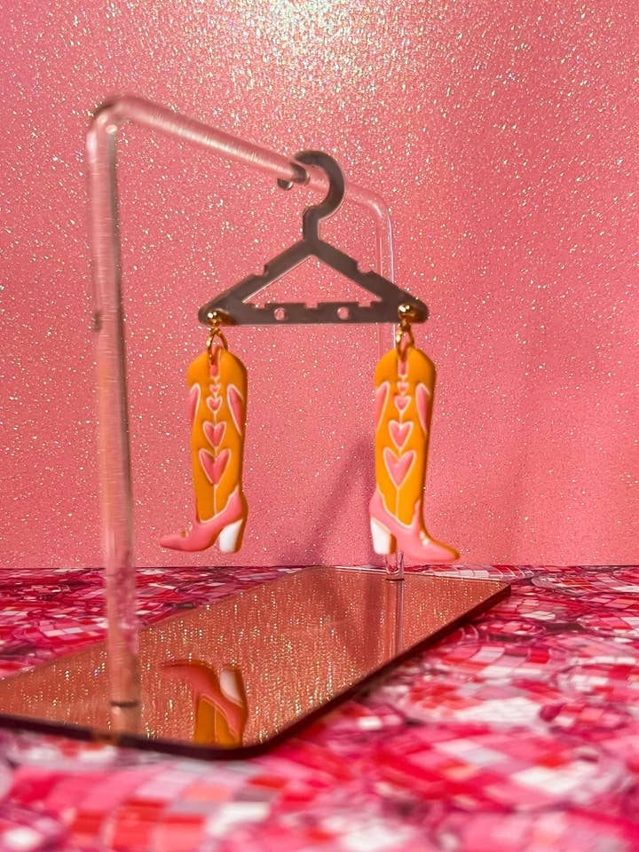 Cowboylaars voor Valentijnsdag bungelt voor wholesale door Mark Alexander Clay Co