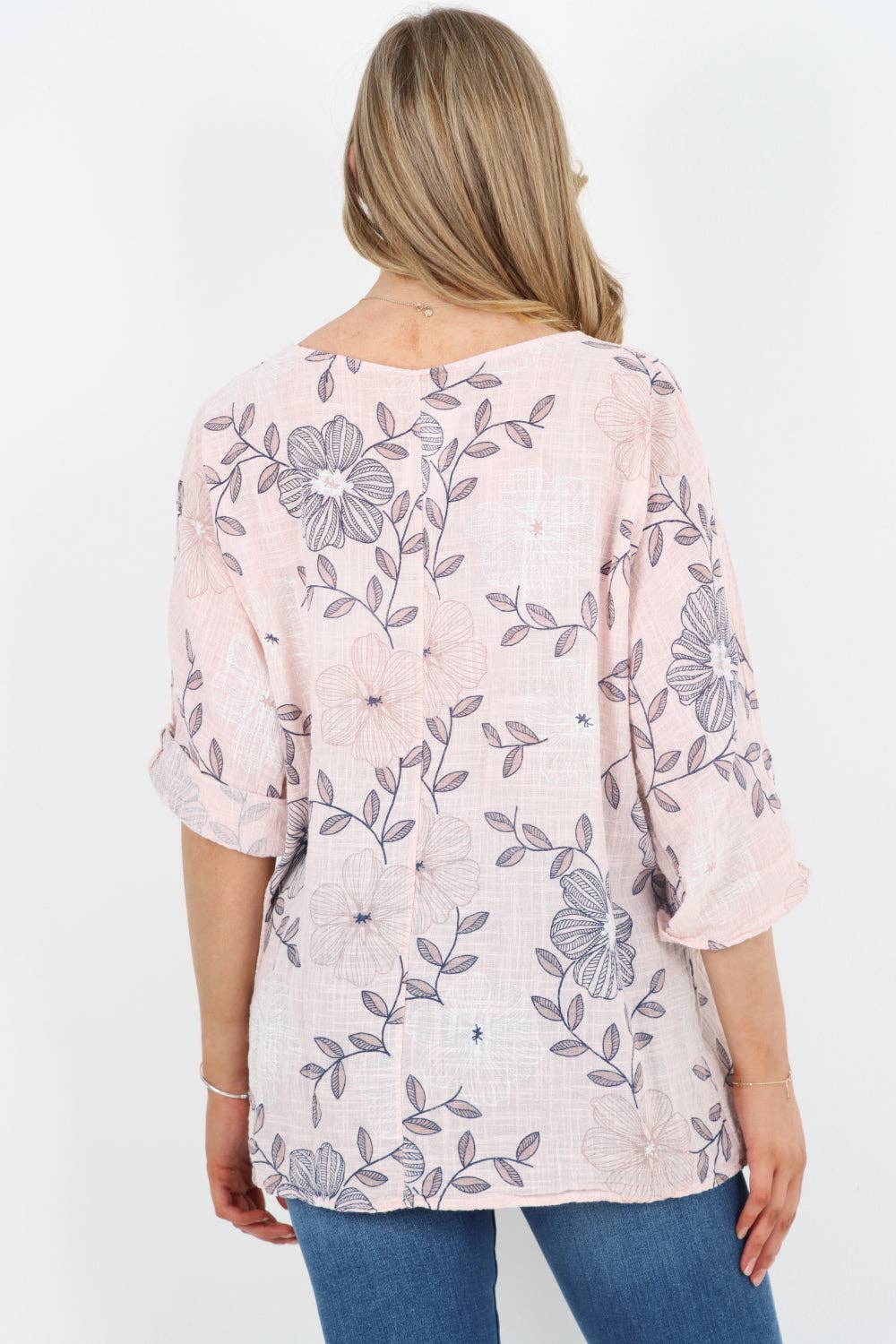 Miss Bold – Engroshandel Tunika - Dame – Italiensk bomuldsoverdel med blomsterprint39