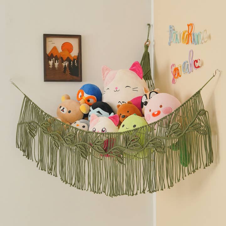 Macrame Corner Toy Storage I10 for wholesale by BeanDaikon