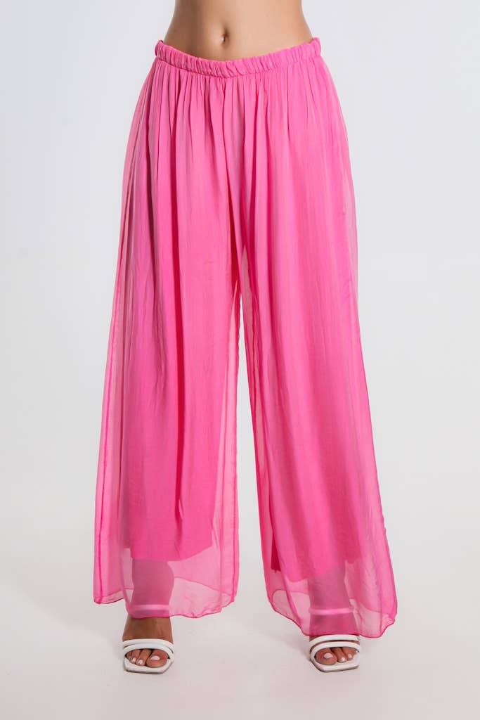 TINA Stephens Italy/Tees By Tina - Wholesale Pants - Women's - Roxy Silk Straight Leg Pant (PL212)21