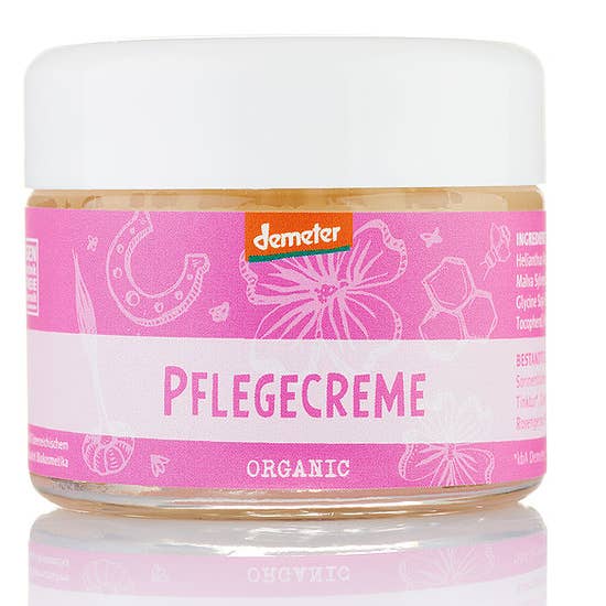 Pflegecreme mit Stutenmilch & Malve DEMETER für den Großhandel von WEGWARTEHOF