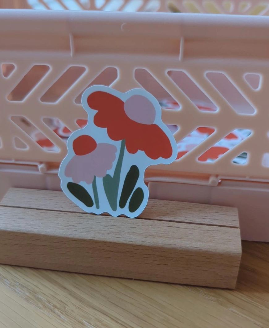 LE PAPIER GRAPHIQUE - Wholesale Sticker - Duo Fleuri (Flowery Duo) - Stickers1