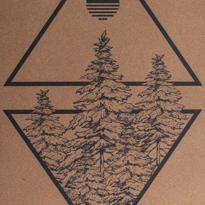 genYOUine - Wholesale Yoga Mat - Cork Yoga Mat - Forest