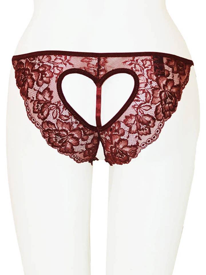 Youmita Crotchless Lace Panty - 33337-PTY-S for wholesale by Best Underwear Line