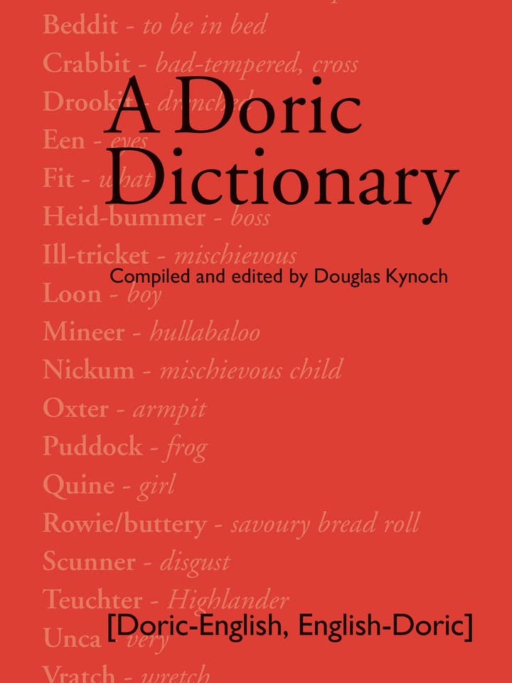 Un dictionnaire dorique de Douglas Kynoch pour la vente par Luath Press Ltd