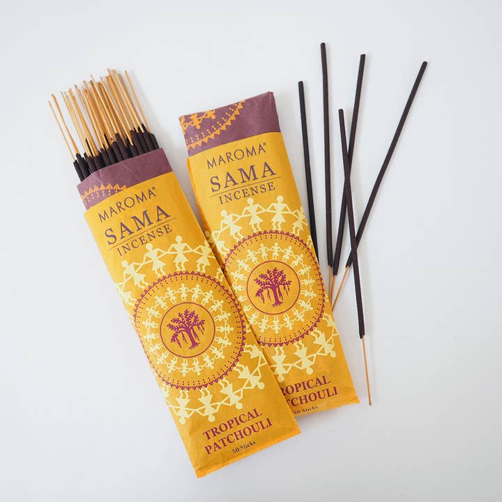 Sama Incense Tropical Patchouli for wholesale by MAROMA USA