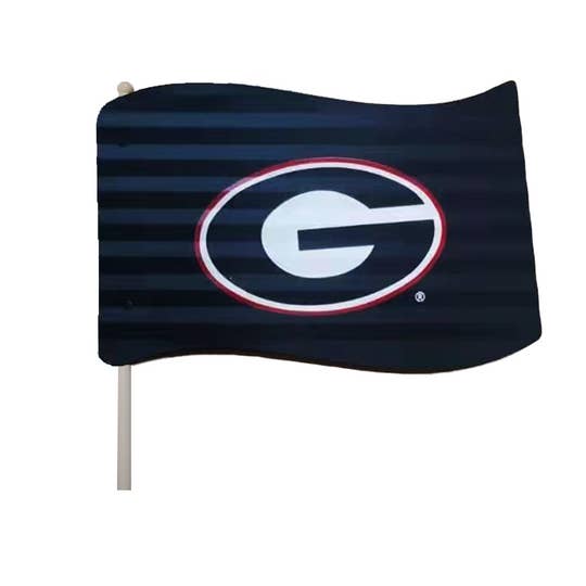 Valiant Gifts Inc - Wholesale Garden/Lawn Stake - Georgia Metal Flag Garden Stake