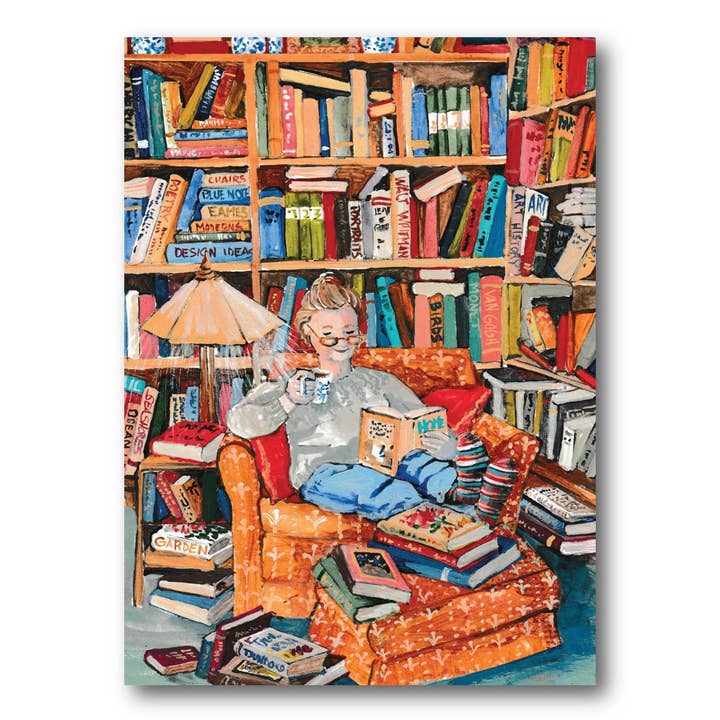 F260 - friendship book lovers NEW CARD for wholesale by Susan Schmitt Art