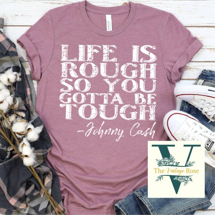 Gotta Be Tough Graphic Tee for wholesale by The Vintage Rose