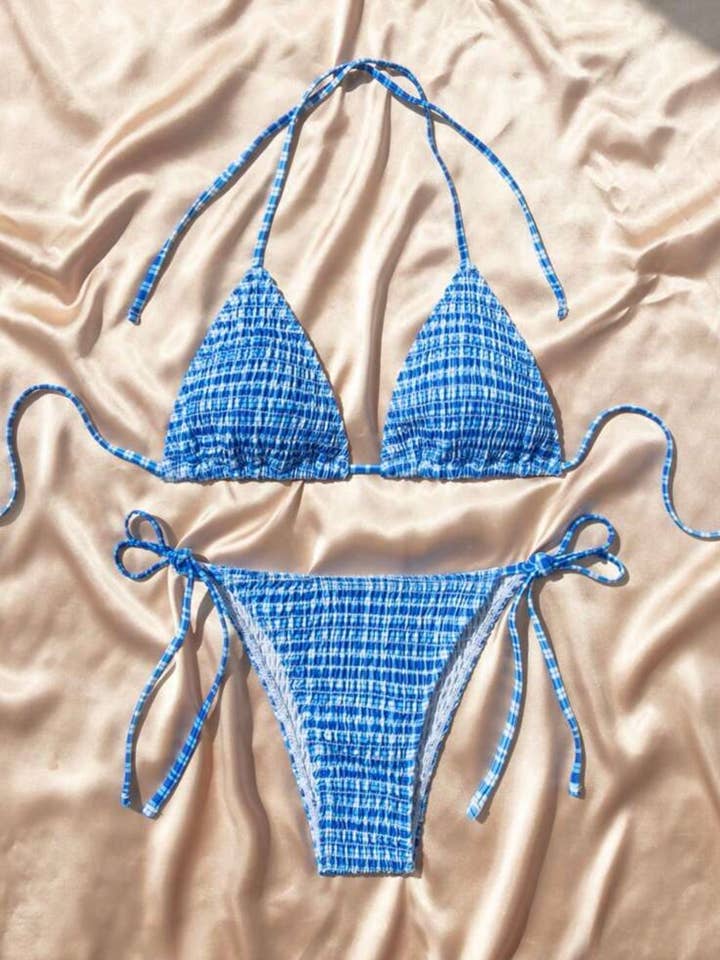 Maia Bikini in Blue for wholesale by Eliana Viera