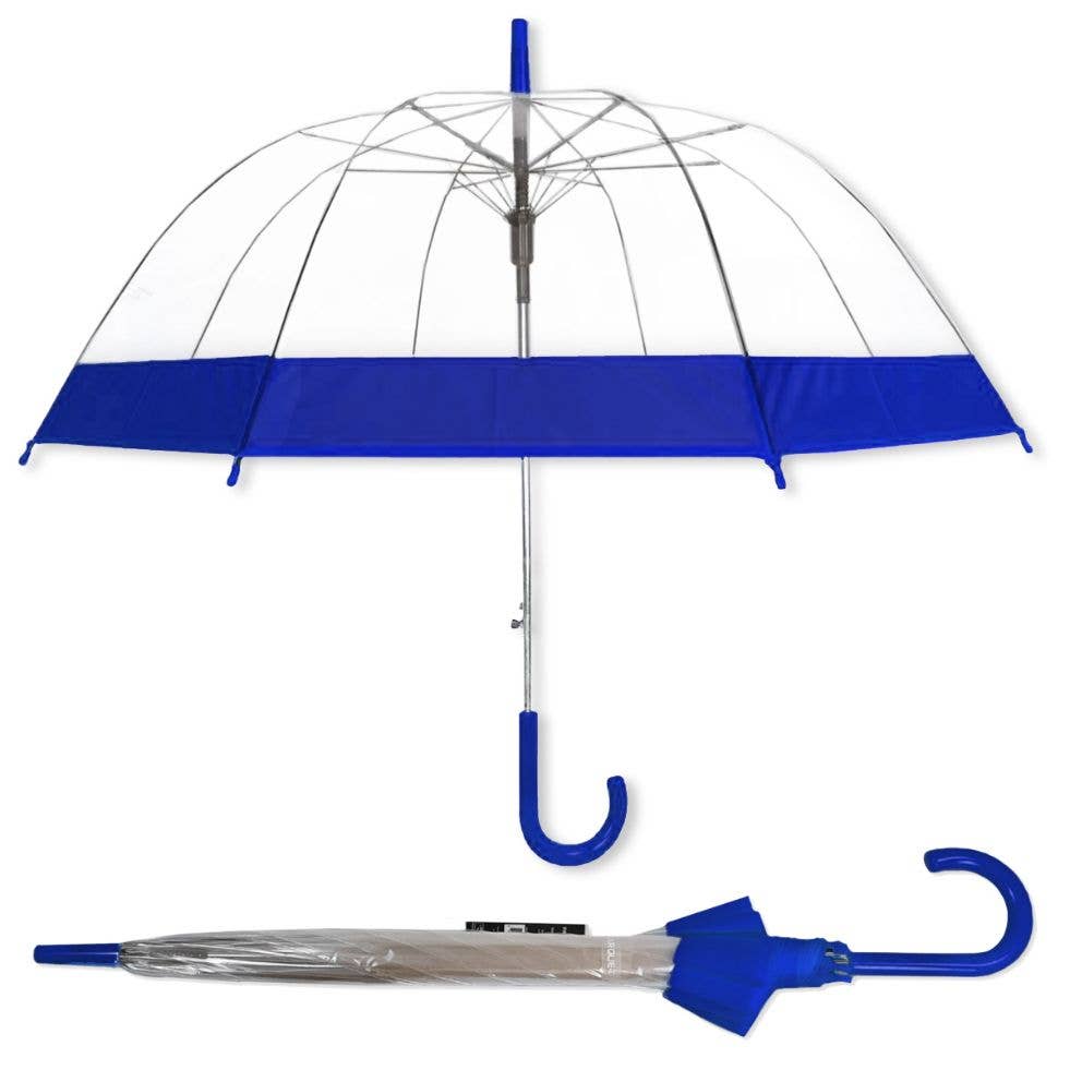 Selini New York - Wholesale Umbrella - Women's - See-Thru-Bubble Wind-Resistant Premium Clear Umbrella-UC184