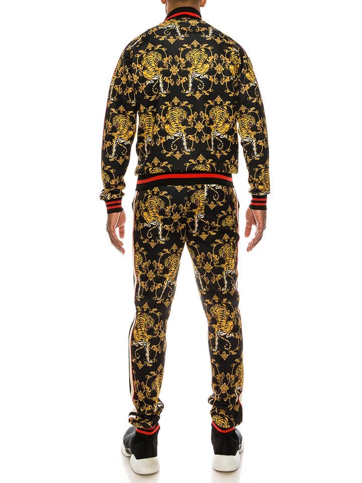 Victorious - Wholesale Tracksuit - Men's - ST854 Men Crouching Tiger Track Suits Pre-pack