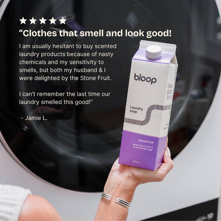 Bloop - Wholesale Laundry Detergent Powder/Pods - Stone Fruit Natural Laundry Soap2