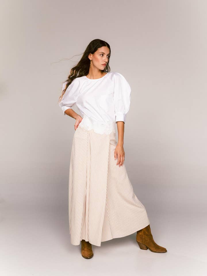 Weit geschnittenes Schulterhemd für den Großhandel von simona bonacci