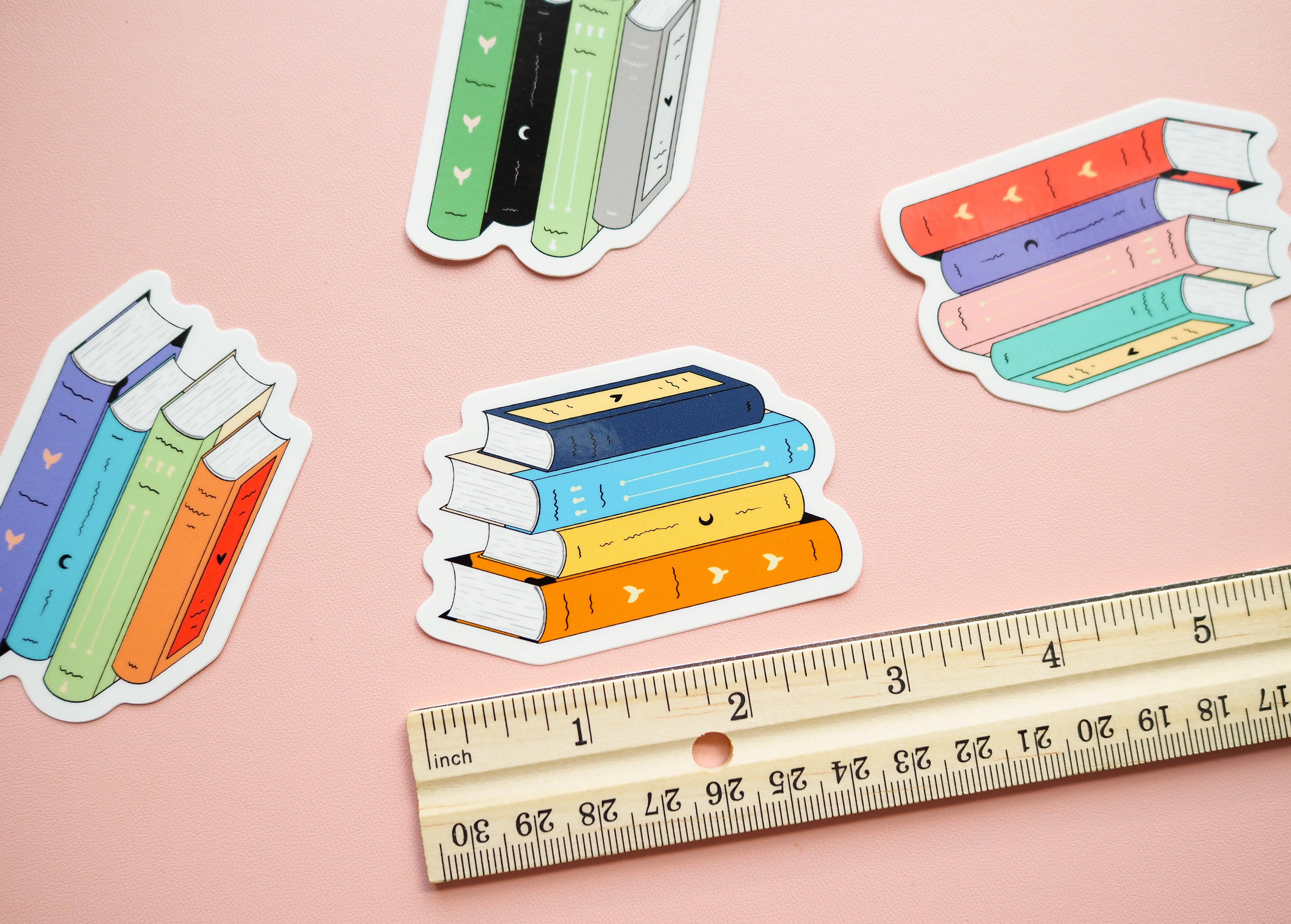 The Harpy Otter Co - Wholesale Sticker - Gay Pride Flag Book Sticker1