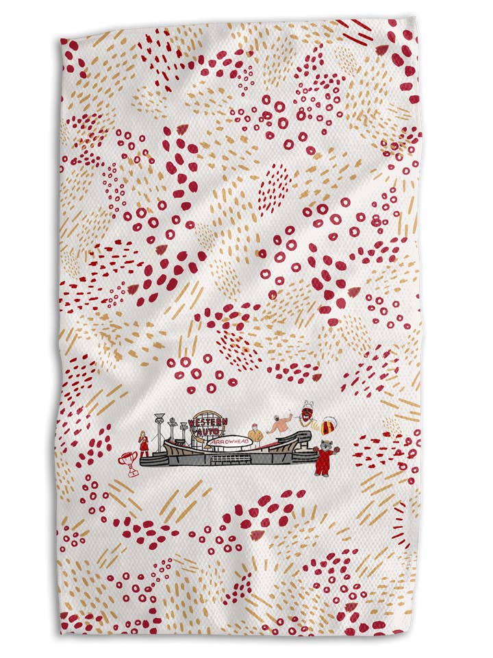 Modern Stadium 18x30 Work-harder Double-Sided Towel for wholesale by Absorb-Lumen