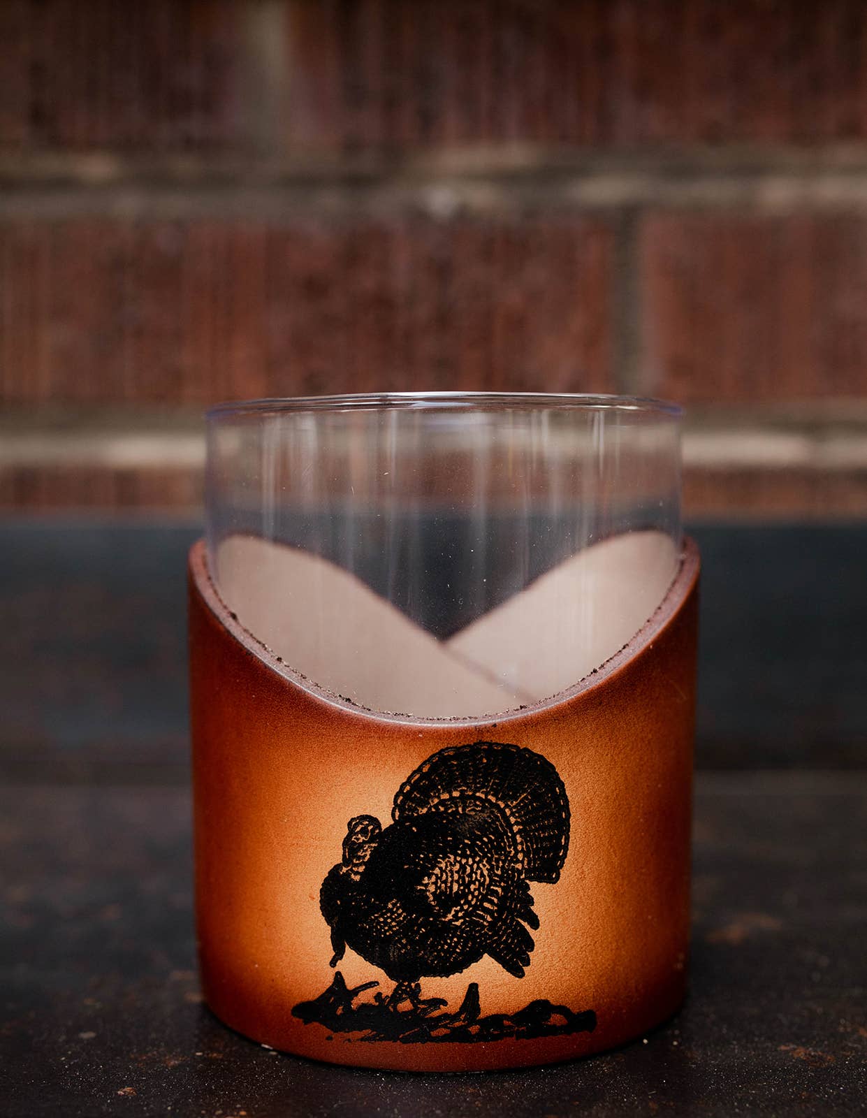 Lindy Leather – Copo de coquetel/álcool por atacado – Pele Rocks Vidro - Barware Leve Mancha Artesanal15