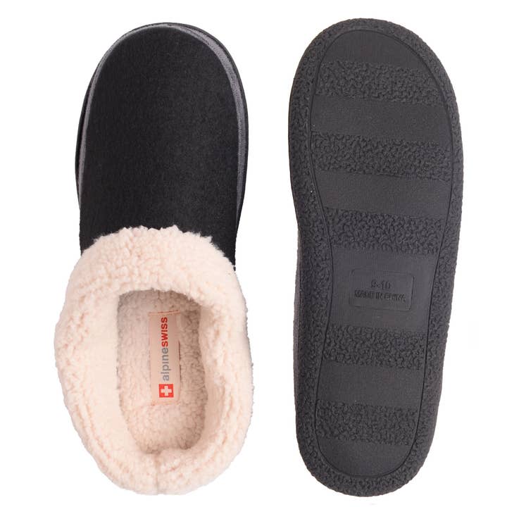 Alpine Swiss - Vente Chaussons – homme - Chaussons à enfiler en mousse à mémoire de forme pour hommes Alpine Swiss - Paul-Parent