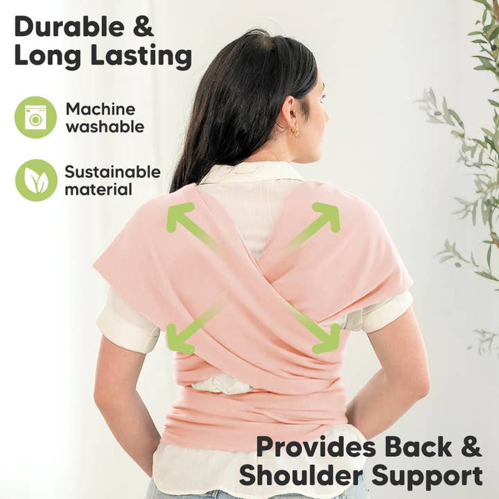 Rose poussiéreux KeaBabies Écharpe porte-bébé originale en vente sur Faire4