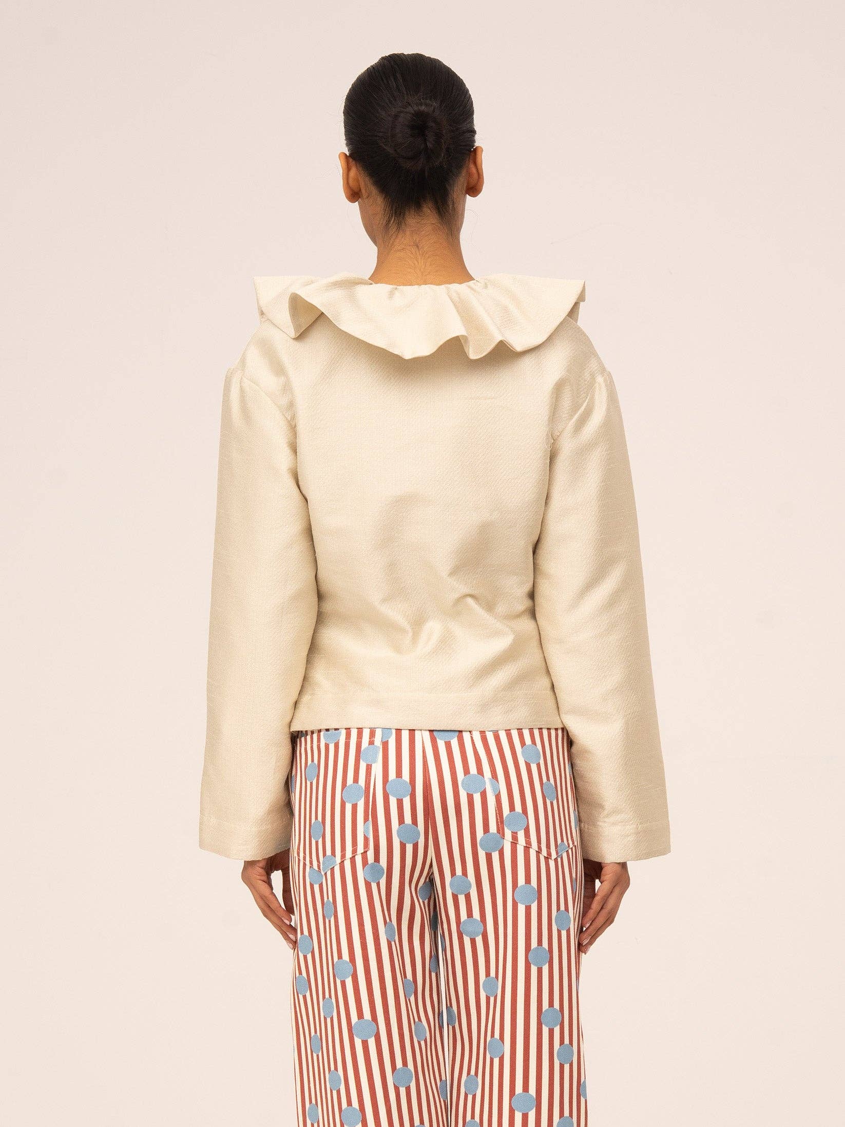 CARMEN SAYS - Wholesale Jacket - Women's - Chaqueta Brillo Crema de Payaso3