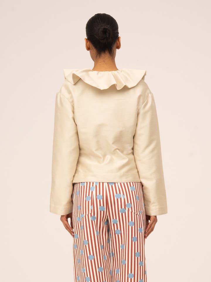 CARMEN SAYS - Wholesale Jacket - Women's - Chaqueta Brillo Crema de Payaso3