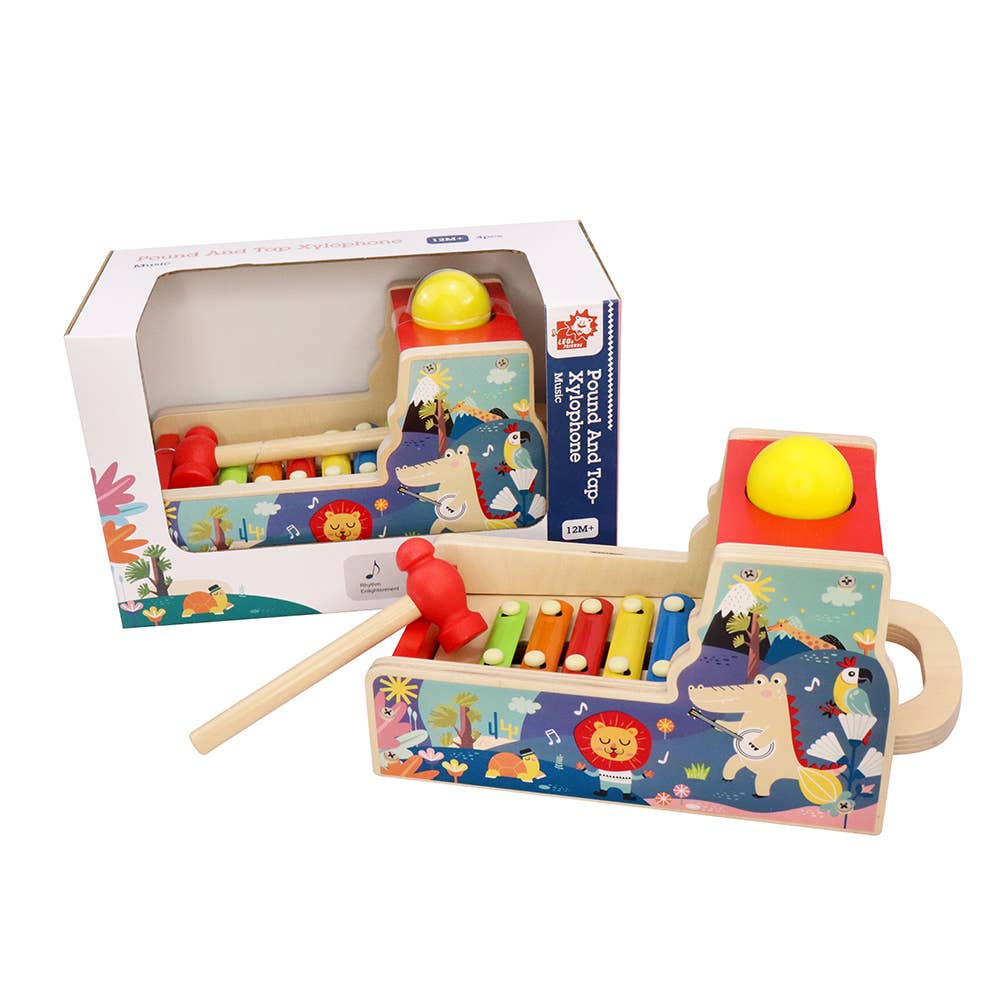 Leo & Friends - Wholesale Musical Toy - Kids & Baby - Leo & Friends Pound & Tap Xylophone with Slide-Out Xylophone4