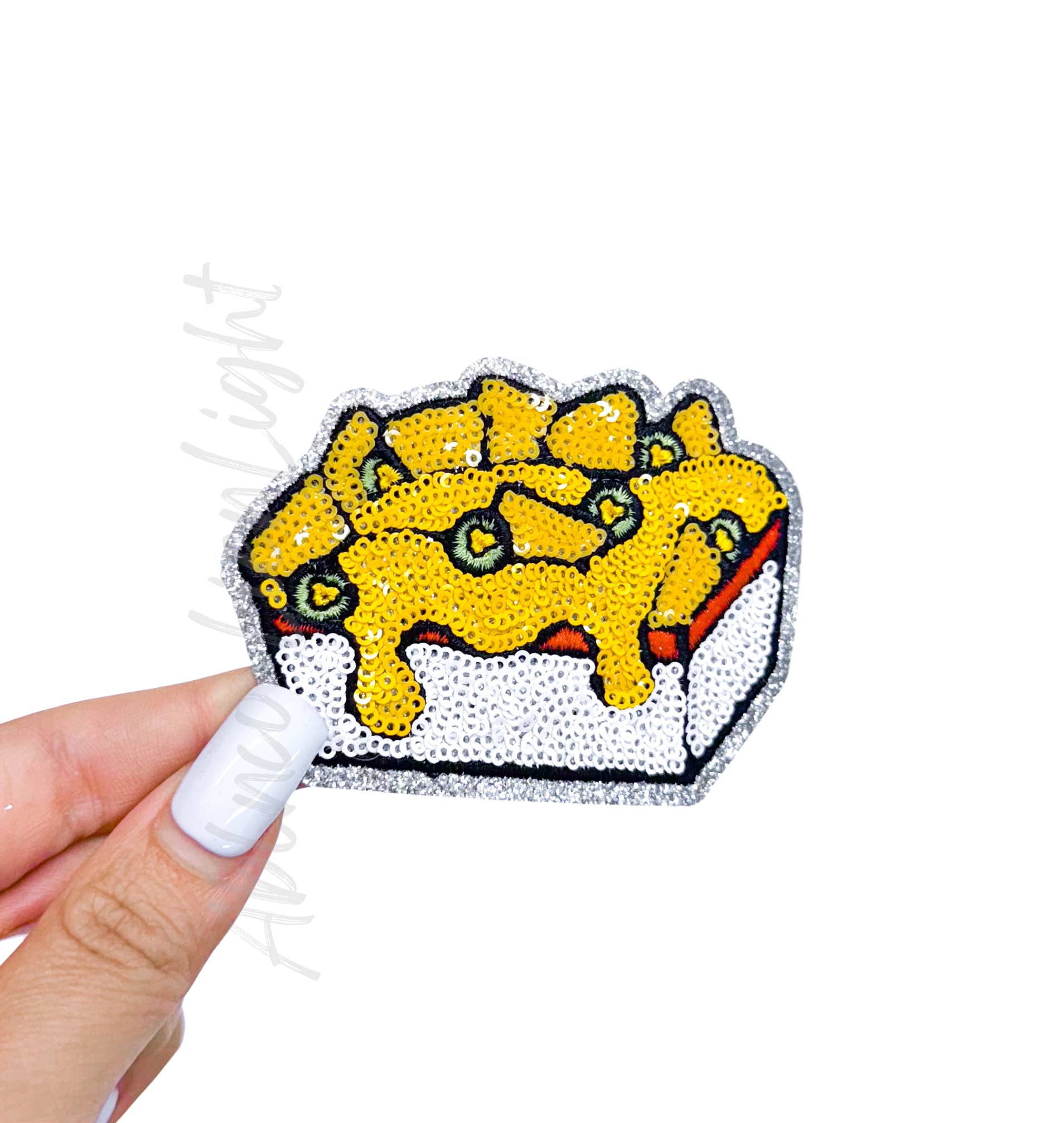 ABLNco - Wholesale Patch - Cheese Nachos Food Sequin Patch