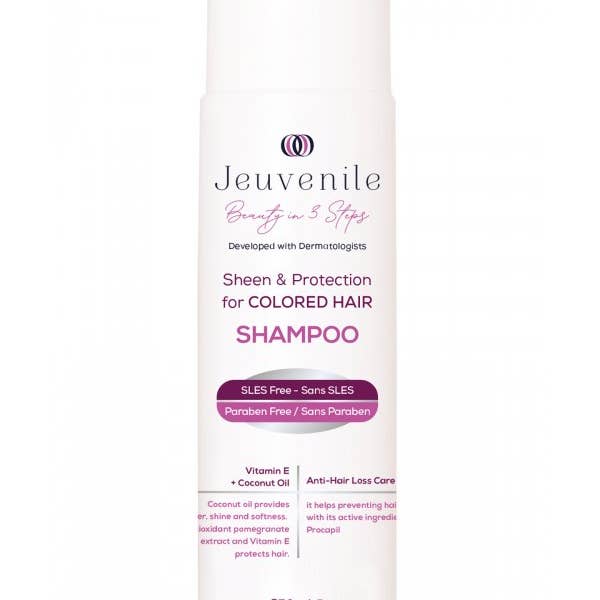Jeuvenile – Champô por atacado – Shampoo de proteção e brilho sem SLES para cabelos coloridos
