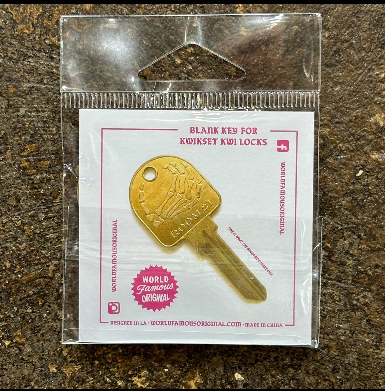 World Famous Original - Wholesale Keychain - Unisex - Horror Hotel - Blank Key2