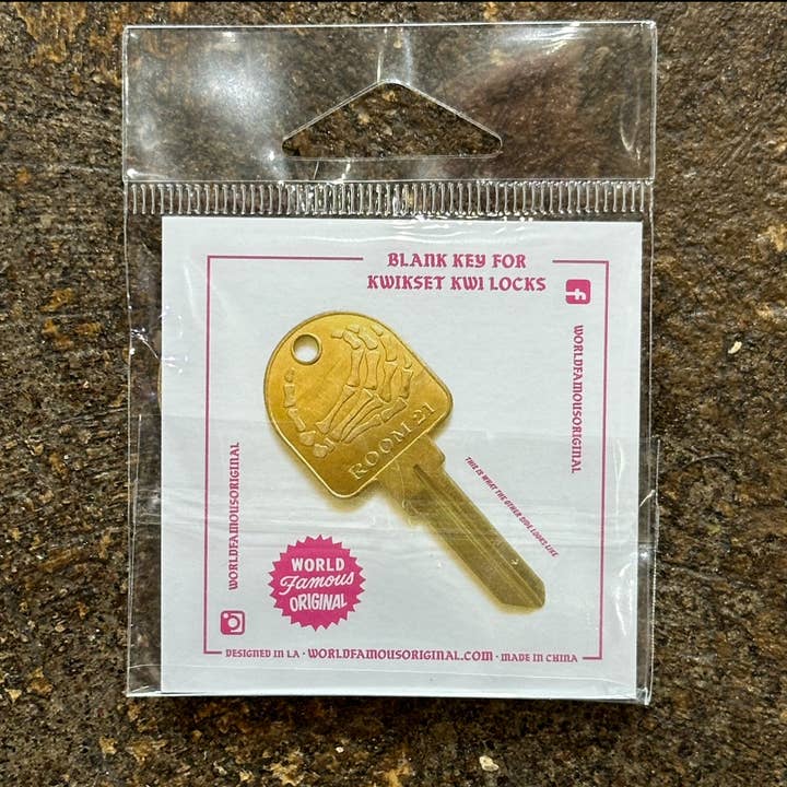 World Famous Original - Wholesale Keychain – Unisex - Horror Hotel - Blank Key2