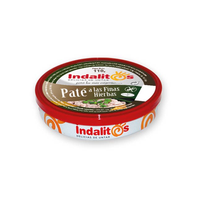 Indalitos - Wholesale Tinned Fish - Fine Herb Pate 110Gr