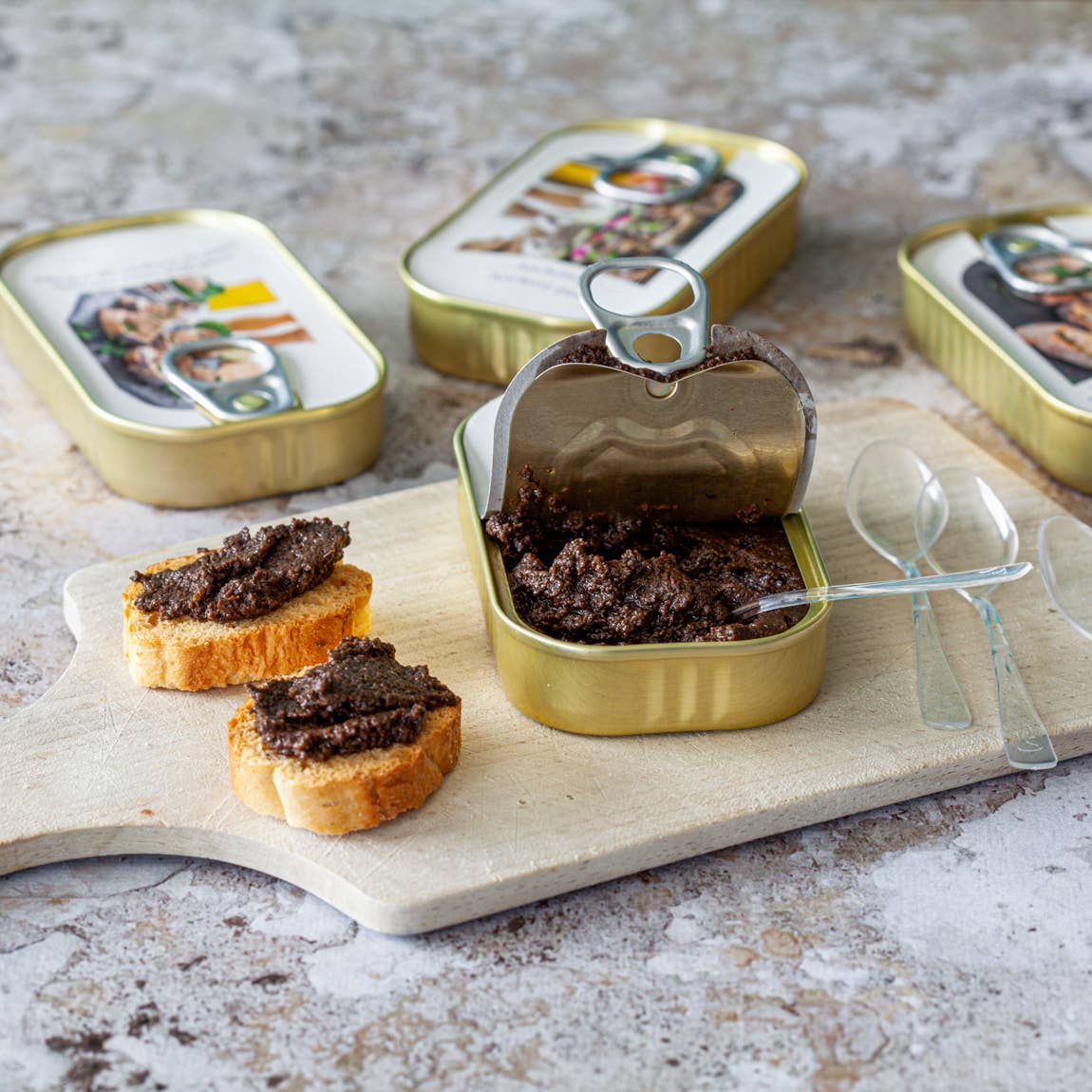 FERRIGNO – Großhandel Fischkonserven – Appetizer-Box mit 4 Aufstrichen1