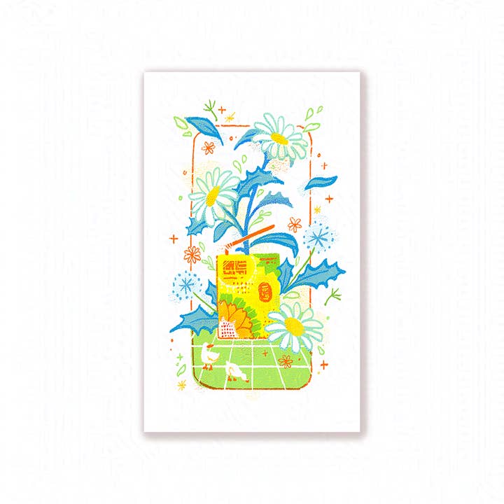 ginkgo house - Wholesale Art Print - Flower Tea Art Print2