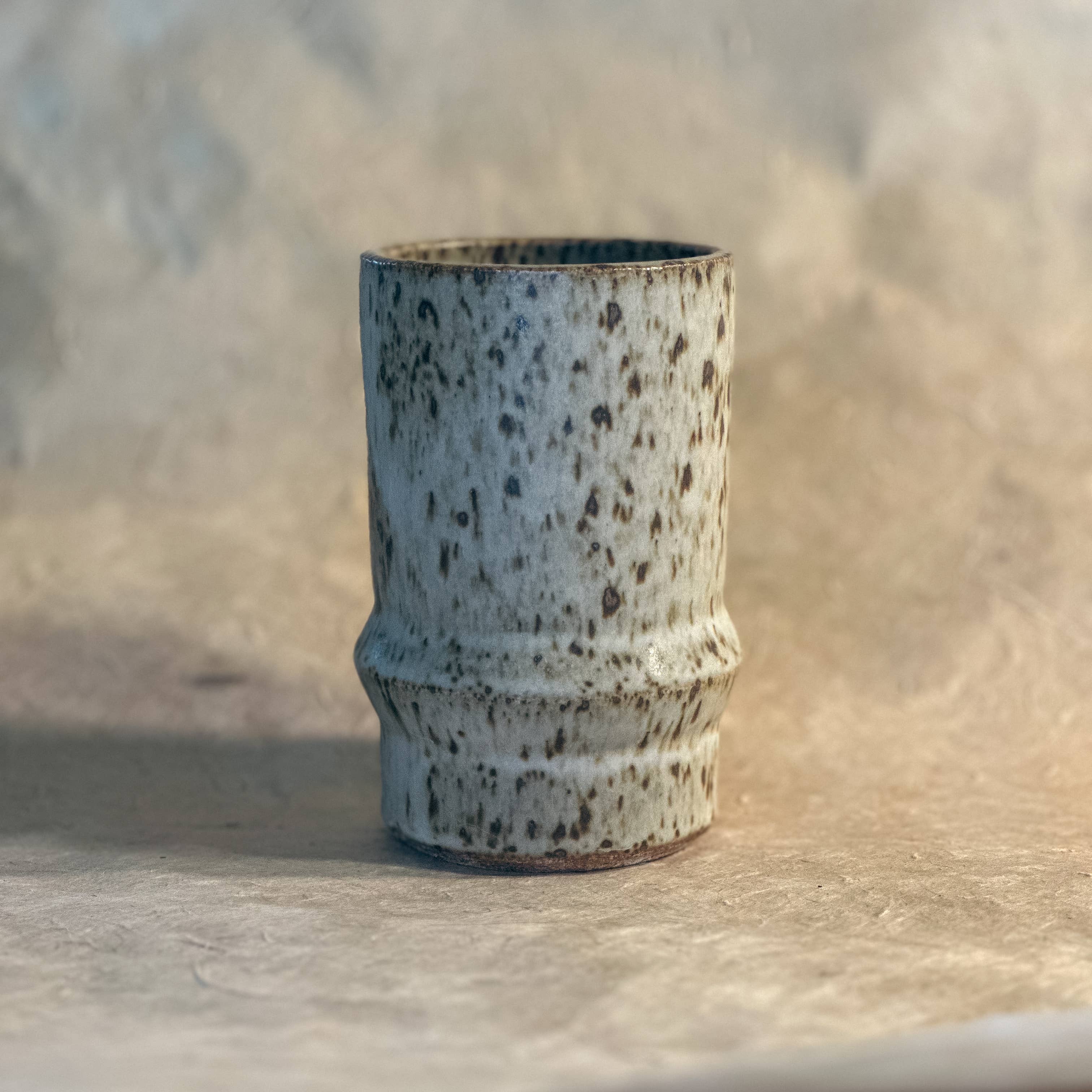 Olivia Snow Ceramics - Wholesale Insulated Mug/Tumbler - Saturn Tumblers in Cornwall Stone1