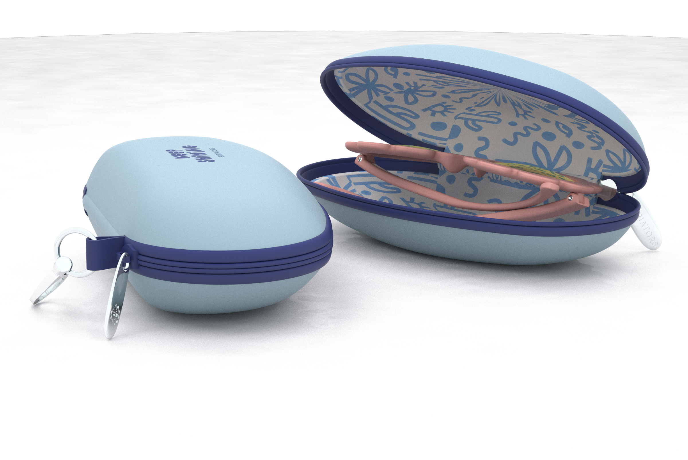 Babiators - Wholesale Sunglasses - Kids - Babiators Wavy Baby Travel Case0