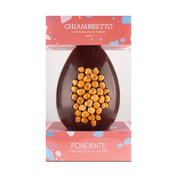 Ovo de chocolate negro com avelãs por atacado de CIOCCOLATO CHIAMBRETTO 1910 - IL CIOCCOLATO DI TORINO