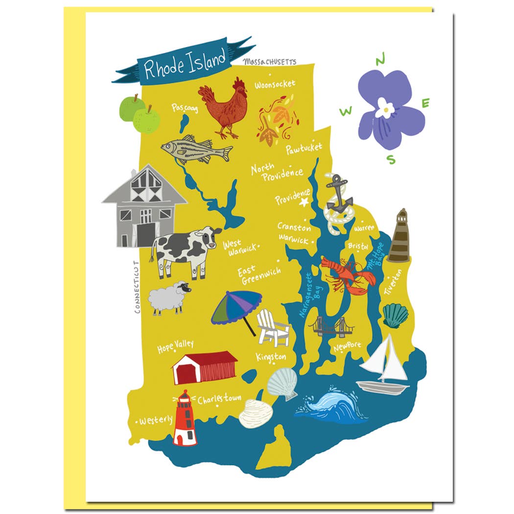 Allport Editions – wholesale Vardagliga hälsningskort – Hej USA Card Series - ALLA 50 STATER HÄR!40