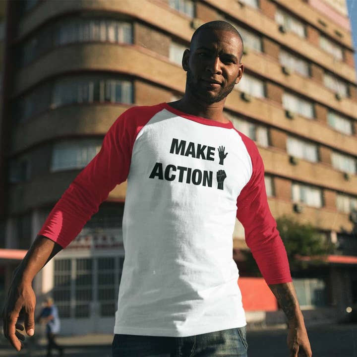 Make Action - Baseball Shirt for wholesale by Something True and Beautiful