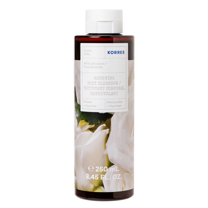 Renewing Body Cleanser White Blossom for wholesale by KORRES USA LTD