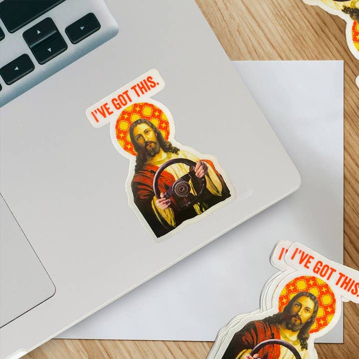 Ozark Sticker Company - Wholesale Sticker - Jesus Take the Wheel Sticker1