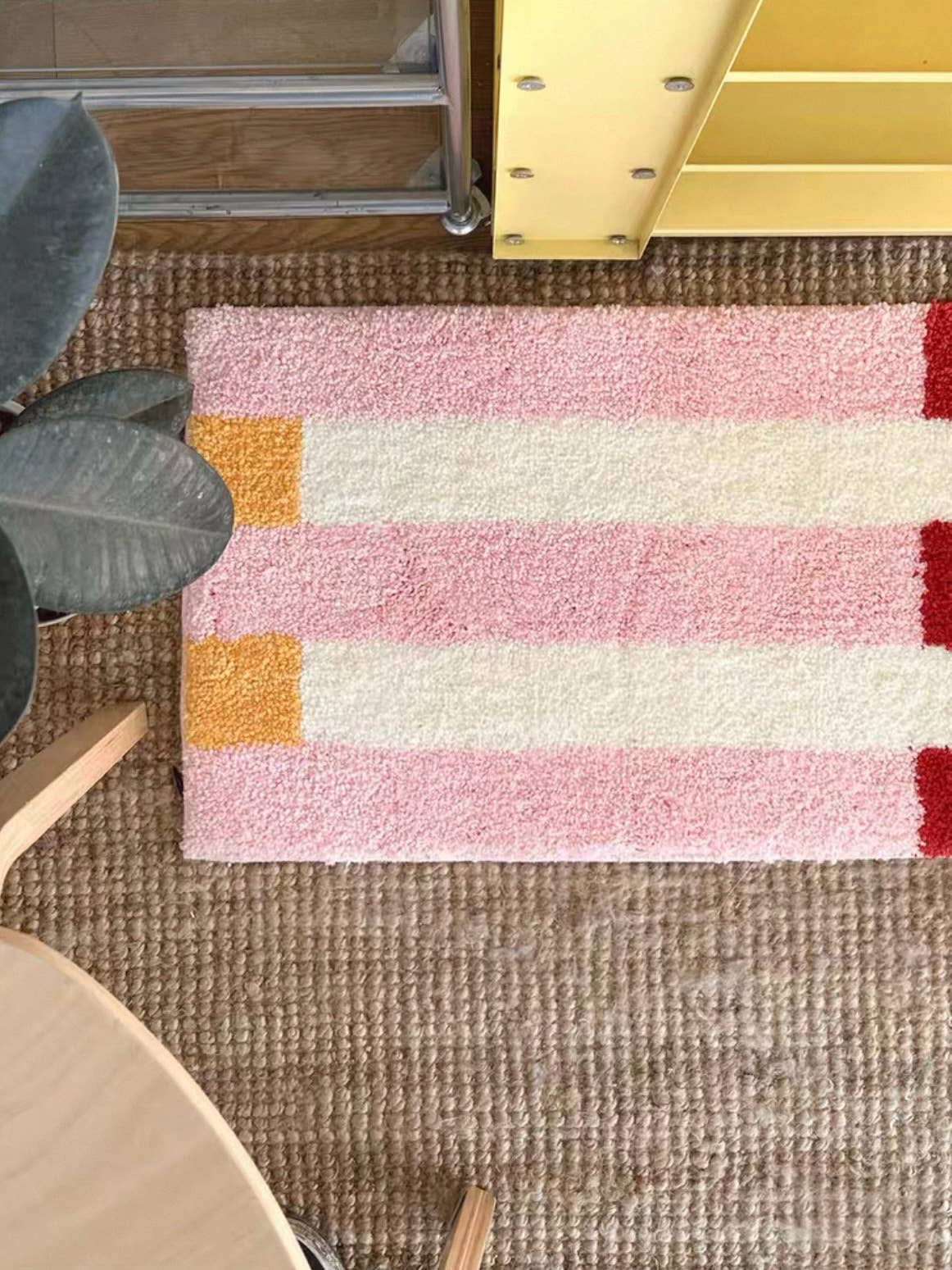 INSPECIAL HOME - Wholesale Bath Mat - Ultra Soft Whimsical Dopamine Stripe Bath Rug, Absorbent Mat5