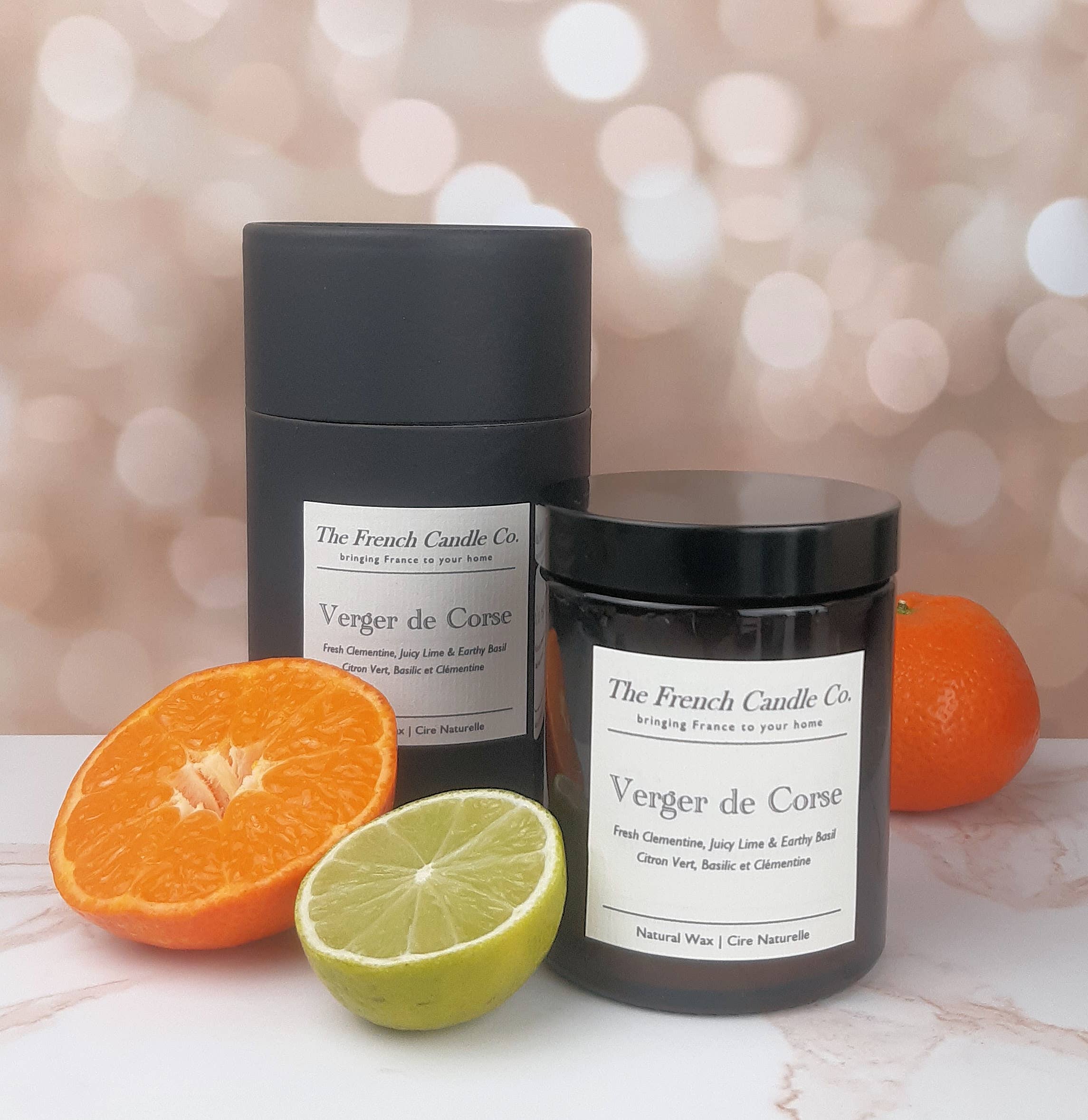 The French Candle Co - Wholesale Pot/gevulde kaars - Verger de Corse - Geurkaars met Franse citrusgeur