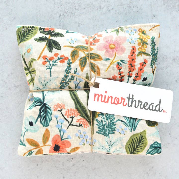 Lavender Sachet Bundle Amalfi Floral in Natural Cotton for wholesale by Minor Thread