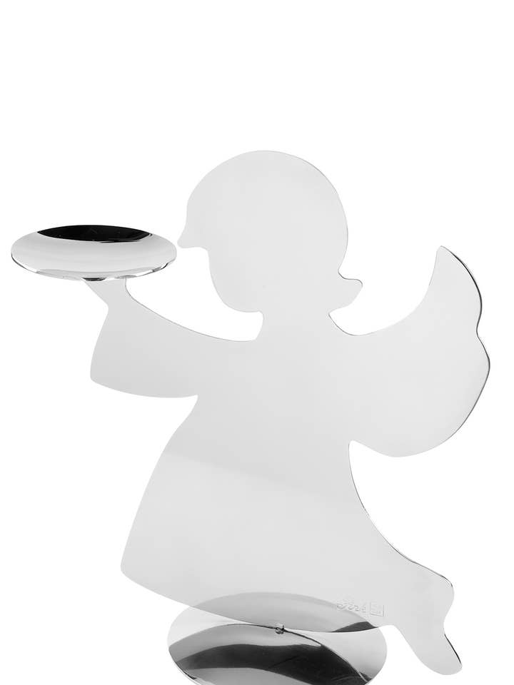 Holyworker/bougies. Acier inoxydable/L.25, B.13, H.30 pour la vente par FINK Living