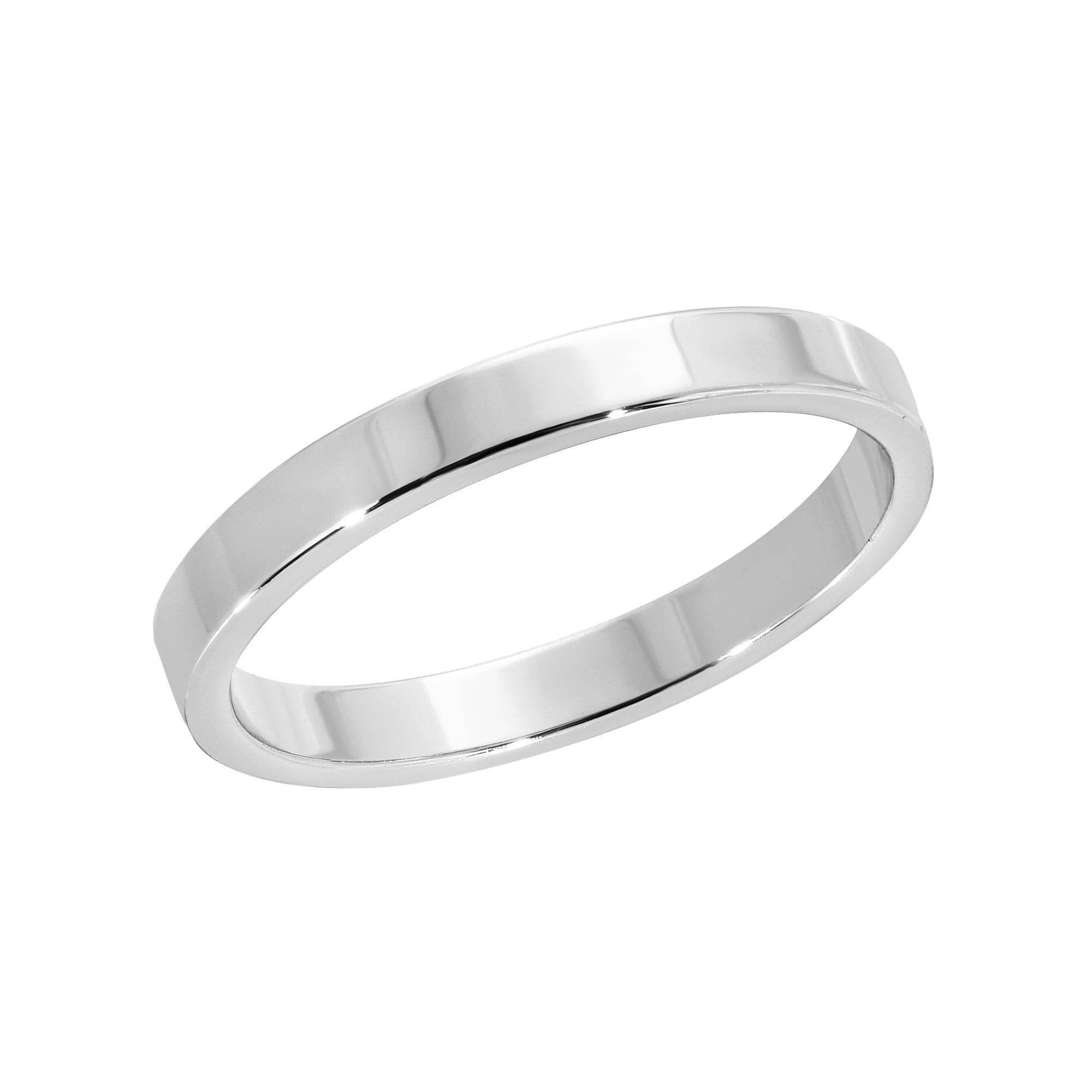 Eklexic - Wholesale Band/Stacked Ring - 2.5MM FLAT RING2