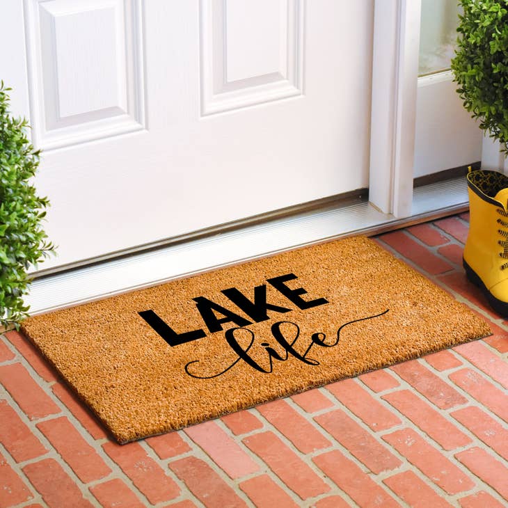 Barnyard Designs 'Oh Hello, See Ya' Doormat Welcome Mat for