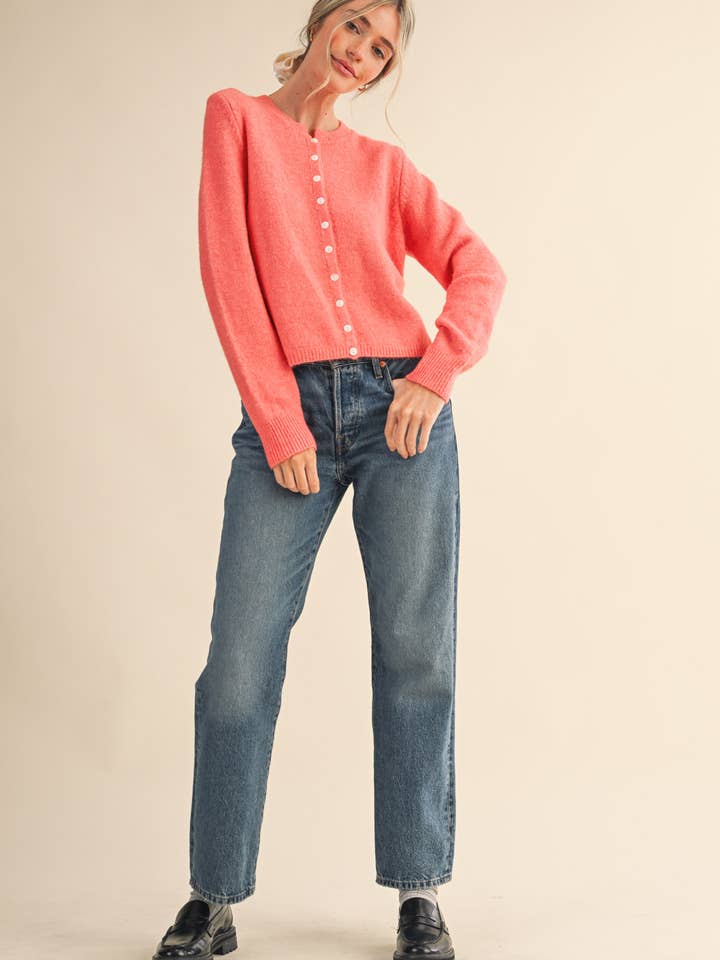 &MERCI - Wholesale Cardigan - Women's - MARLED KNIT SWEATER CARDIGAN MSW1124837