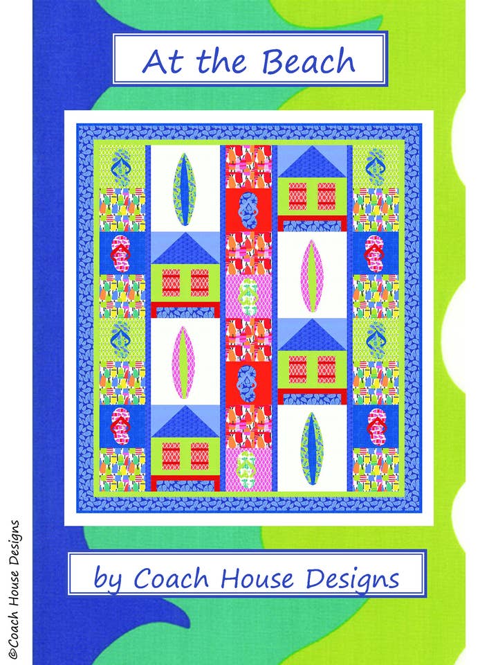 Padrão de Colcha At the Beach a Preço de Atacado por atacado de Coach House Designs